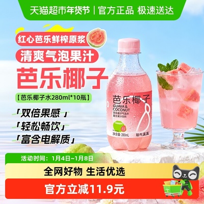 耶气满满芭乐椰子气泡水10瓶