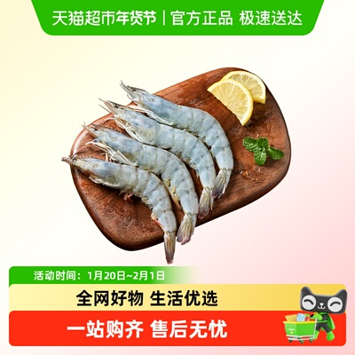 正鲜猴厄瓜多尔白虾鲜活速冻