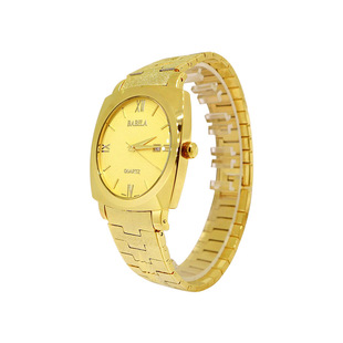 手表男士砂金越南个性方形表超薄防水腕表休闲商务磨砂钢带石英表