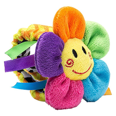 腕带三个月可啃咬训练玩具摇铃