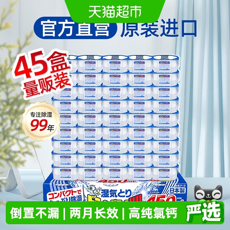 白元进口除湿盒防潮防霉干燥剂衣柜室内吸湿除湿剂