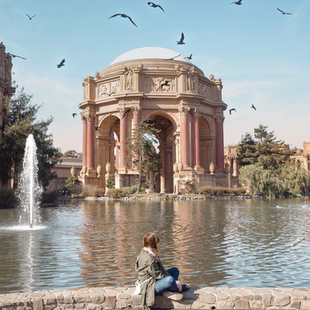 美国旅游美国西部14天自由行机票签证包车自驾西雅图洛杉矶旧金山