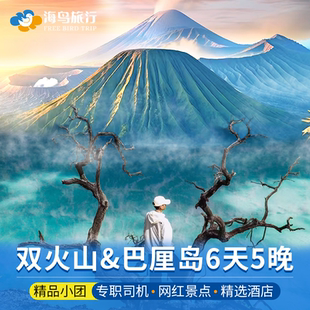印尼泗水火山巴厘岛6天5晚布罗莫bromo宜珍ijen火山罗威纳佩妮达