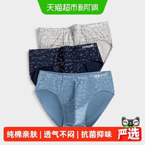 健将男士纯棉三角内裤自由呼吸