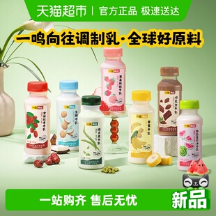 一鸣向往调制乳巧克力草莓香蕉生椰口味奶鲜牛乳口味下午茶风味