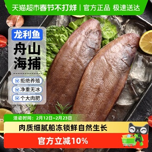 赫敏舟山龙利鱼新鲜冷冻舌头鱼深海踏板鱼海鲜水产牛舌鱼非巴沙鱼