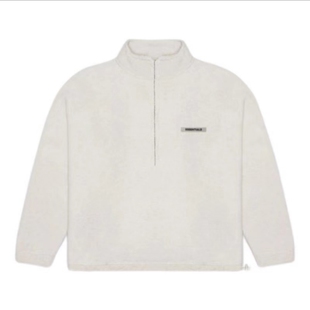 欧阳娜娜同款 FOG Essentials 20ss摇粒绒半拉链卫衣宽松套头外套