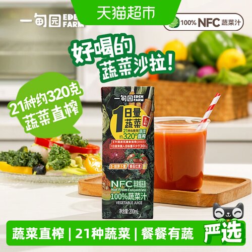 一甸园NFC新鲜蔬菜汁正餐伴侣