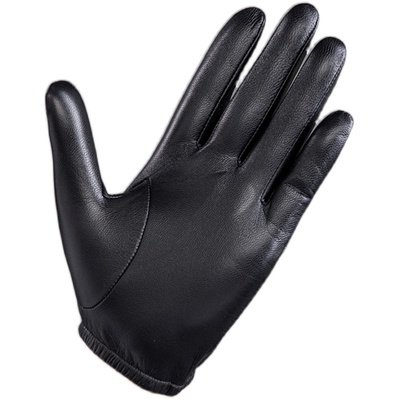 男士真皮手套薄款开车短加绒保暖