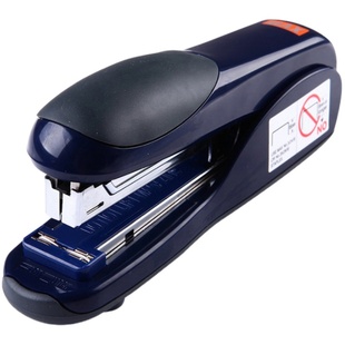 日本MAX美克司进口省力订书机平脚平针型大号订书器桌面式中型钉书机统一钉可订30页双杠杆结构办公用HD-50DF