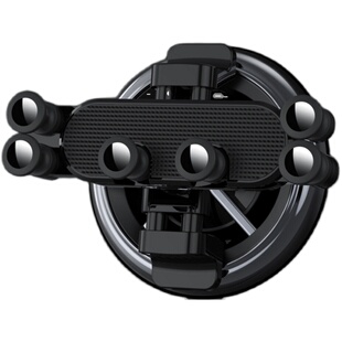 圆形空调出风口汽车手机支架车载支架适用XRV北汽奔驰C改装零配件