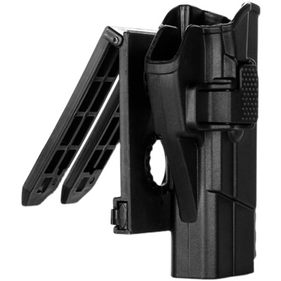 92式快拔套战术绑腿套旋转13档下沉92改通用手枪套92g快枪套腰套