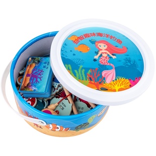 婴儿童宝宝磁吸钓鱼早教益智玩具61一2到3岁钩鱼男孩女孩智力开发