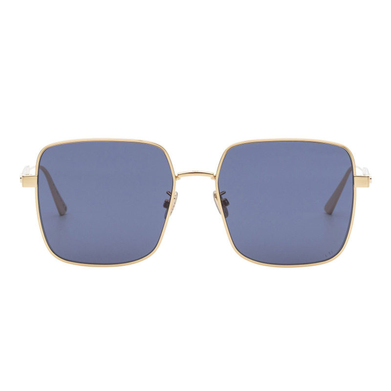 DIOR迪奥墨镜女CANNAGE S1U经典方形金属时尚大框太阳镜复古遮阳