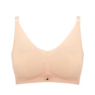 黑天鹅无钢圈大码运动内衣女新款大胸显小文胸收副乳简约舒适胸罩