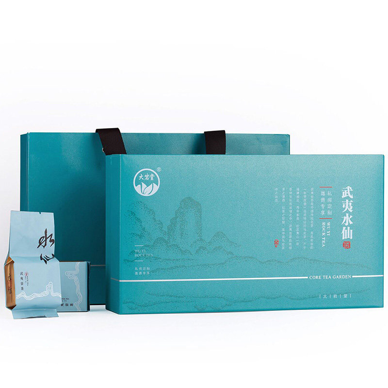 武夷水仙茶叶礼盒装高档花香特级