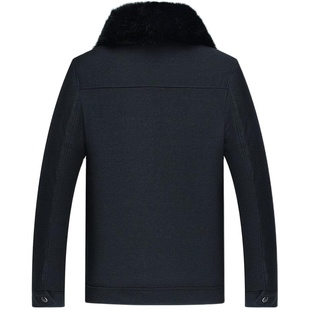 中老年人爸爸棉衣服男冬装老爸加厚加绒外套60岁70老人80爷爷棉袄