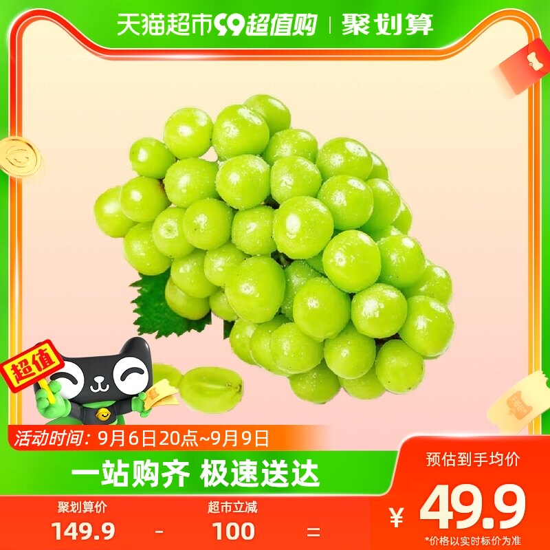 阳光玫瑰葡萄晴王3斤单果8-10g香印青提子新鲜水果整箱顺丰包邮高性价比高么？