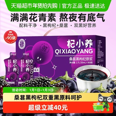 宁安堡桑葚黑枸杞原浆礼盒