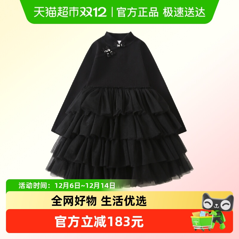 秋装女童连衣裙植木