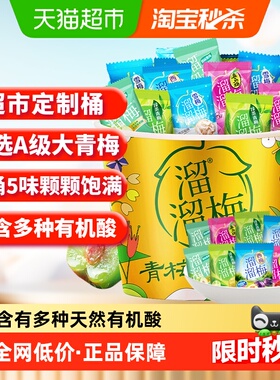 【超市定制】溜溜梅青梅全家桶休闲果干零食礼包话梅西梅独立包装