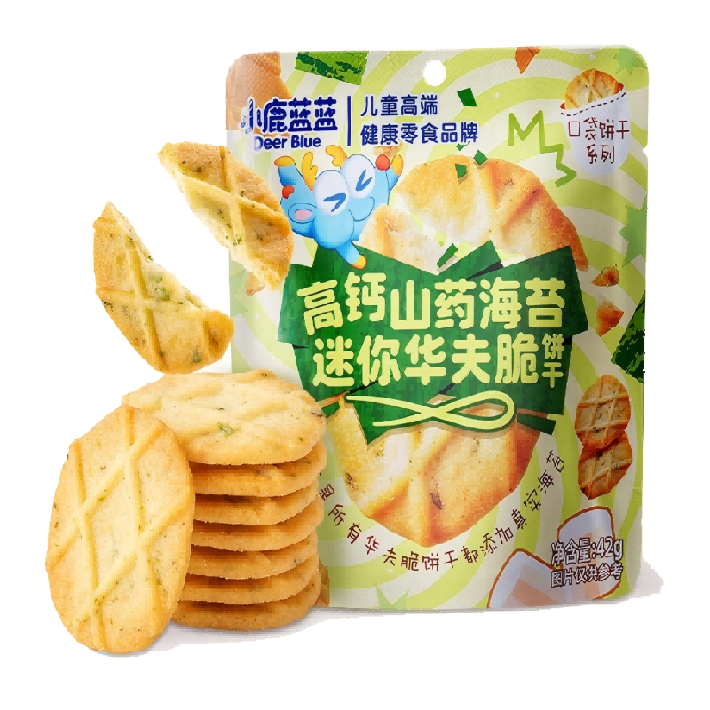 小鹿蓝蓝健康非油炸迷你华夫脆