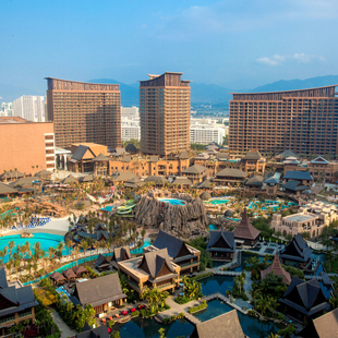 2晚三亚湾红树林木棉椰林酒店旅游旅拍水乐园出海套餐不约可退