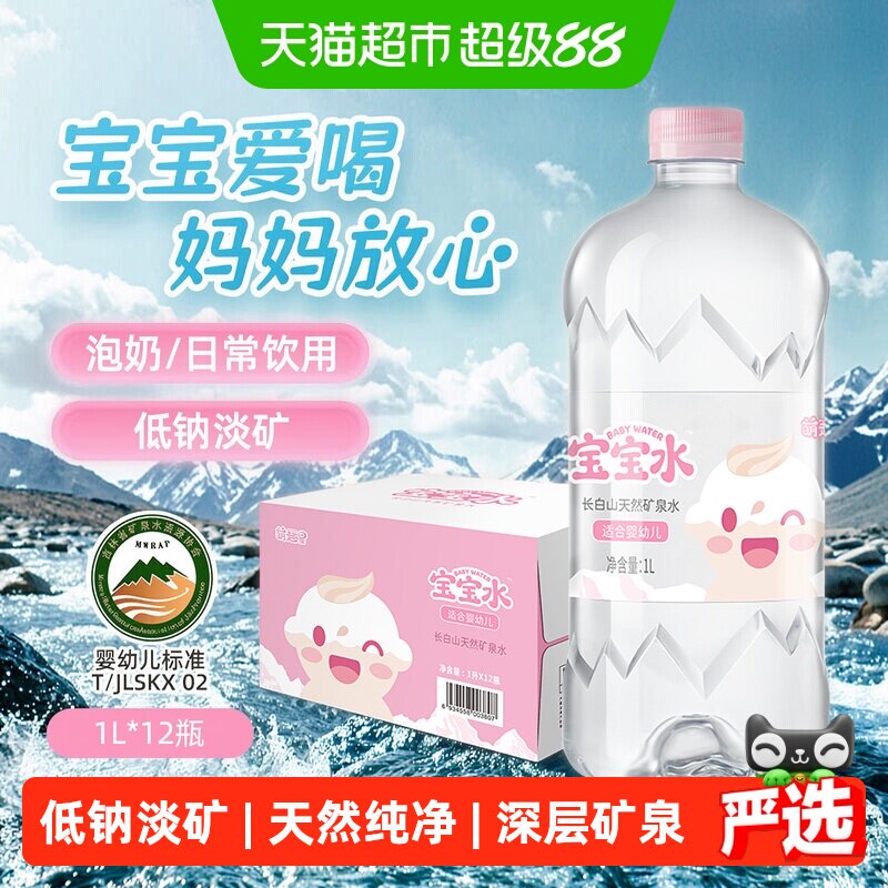 恒大冰泉低钠矿泉水1L*12瓶图片