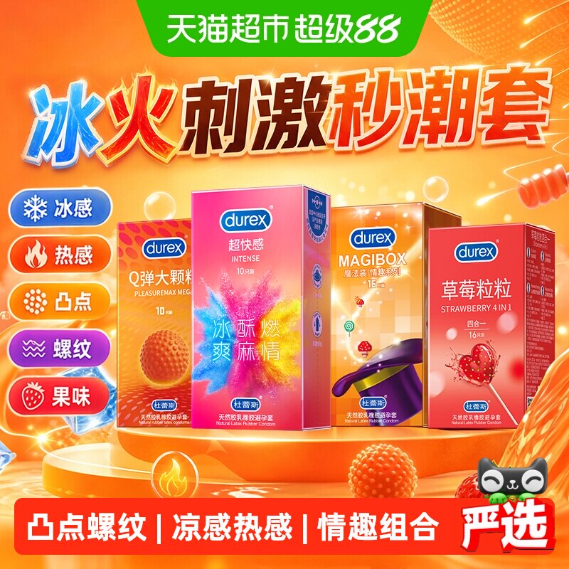杜蕾斯魔法情趣装凸点螺纹热感图片