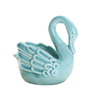 陶瓷烟灰缸个性可爱动物家用大烟缸装饰潮流礼品客厅茶几时尚摆件