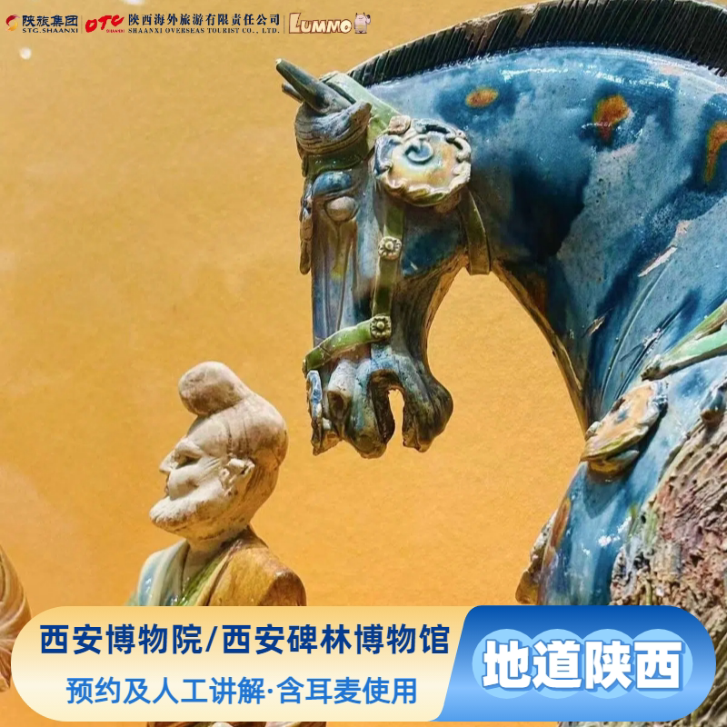 西安一日游散拼团·西安博物院/碑林博物馆代约票+耳机+人工讲解