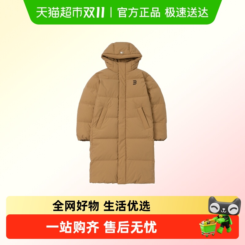 MLB保暖舒适长款羽绒服