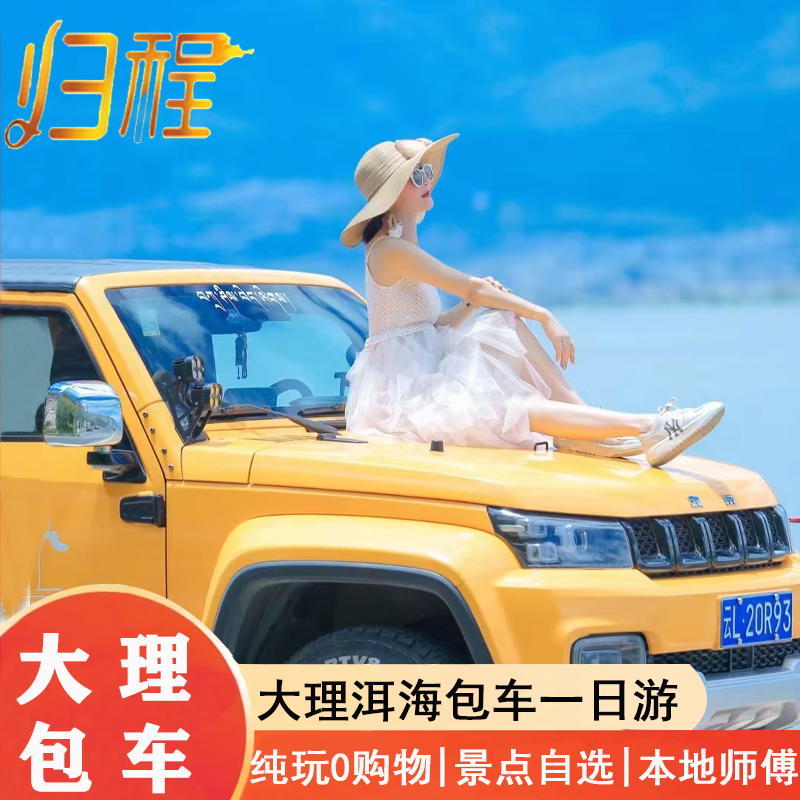 云南大理环洱海一日游双廊苍山喜洲海东圣托里尼沙溪古镇包车游
