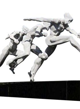 田园风体育文化主题可定制雕塑