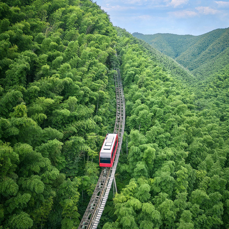 [天目湖南山竹海-大门票 双程地面缆车 单程小火车]南山竹海 单程小