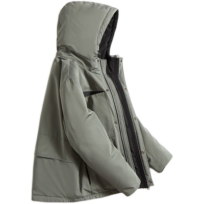 GxxH潮牌男款加肥加大胖子羽绒衣