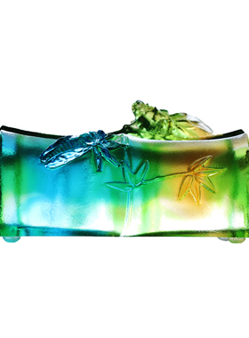 琉璃书桌竹节商务生日礼物名片夹