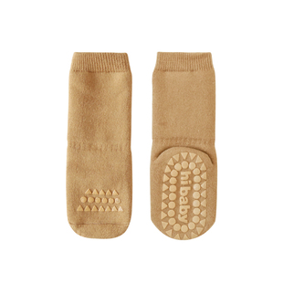 秋冬婴儿地板袜加厚加绒毛圈宝宝学步袜点胶粒防滑婴幼儿高筒袜子