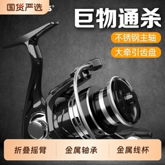 路亚纺车轮鱼轮全金属线杯远投专用大全正品海杆轮矶钓海竿鱼线轮