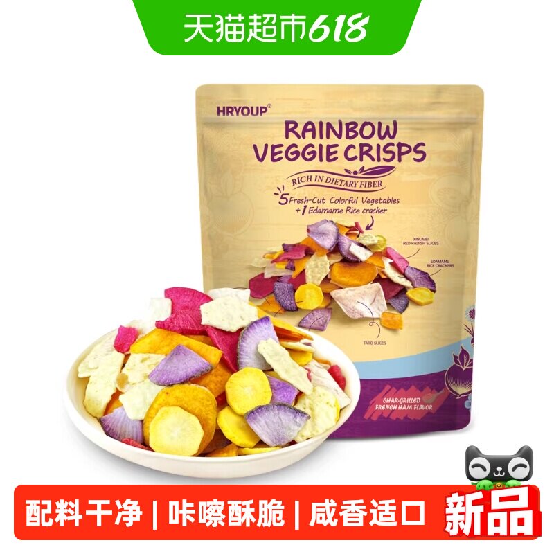 HRYOUP蔬菜脆420g综合蔬果干袋装零食健康轻食
