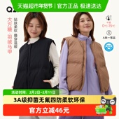 Q21女士轻薄羽绒服马甲短款 秋冬新款 防风蓬松保暖圆领内搭背心