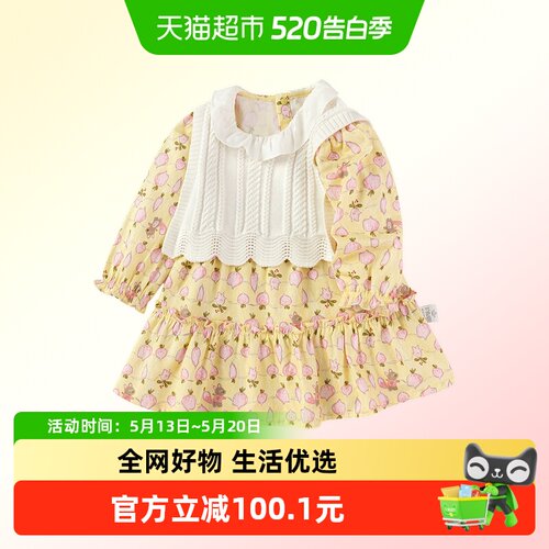 连衣裙新款秋装甜美可爱