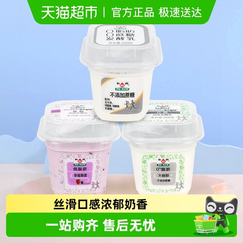 和润0脂肪0蔗糖益生菌酸奶