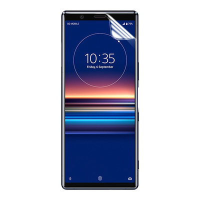 索尼xperia5后膜钢化磨砂全屏