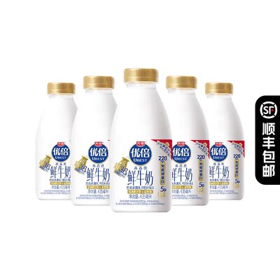 光明优倍鲜牛奶435ml×5瓶