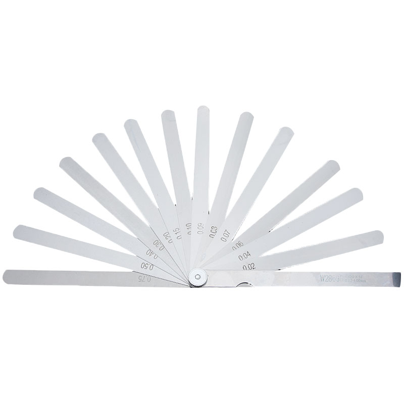 包邮塞尺间隙尺不锈钢高精度单片气门塞规厚薄规0.02-1.0MM测量