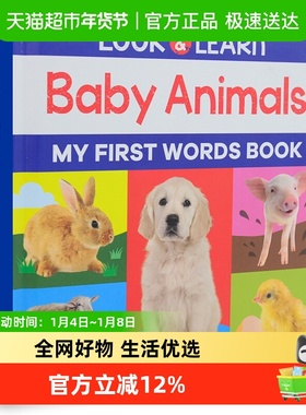 【英文原版书】Look and Learn Baby Animals观察认识动物宝宝