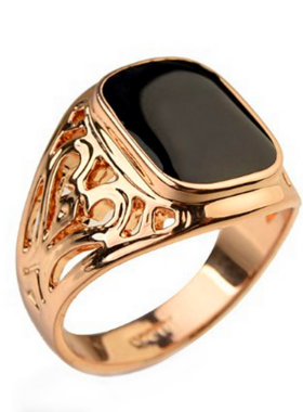 戒面镂空雕刻摇滚风夜店首饰品