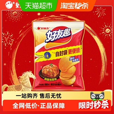 好丽友韩式泡菜口味薯片