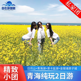 西宁出发青海旅游2天1晚西宁青海湖茶卡盐湖二日游纯玩私家团